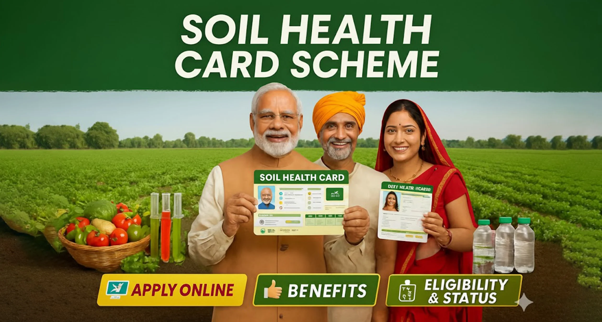 Soil Health Card Scheme: Apply Online, Benefits, Eligibility & Status 1 Soil Health Card Scheme Farmers using to check soil quality and improve crop productivity