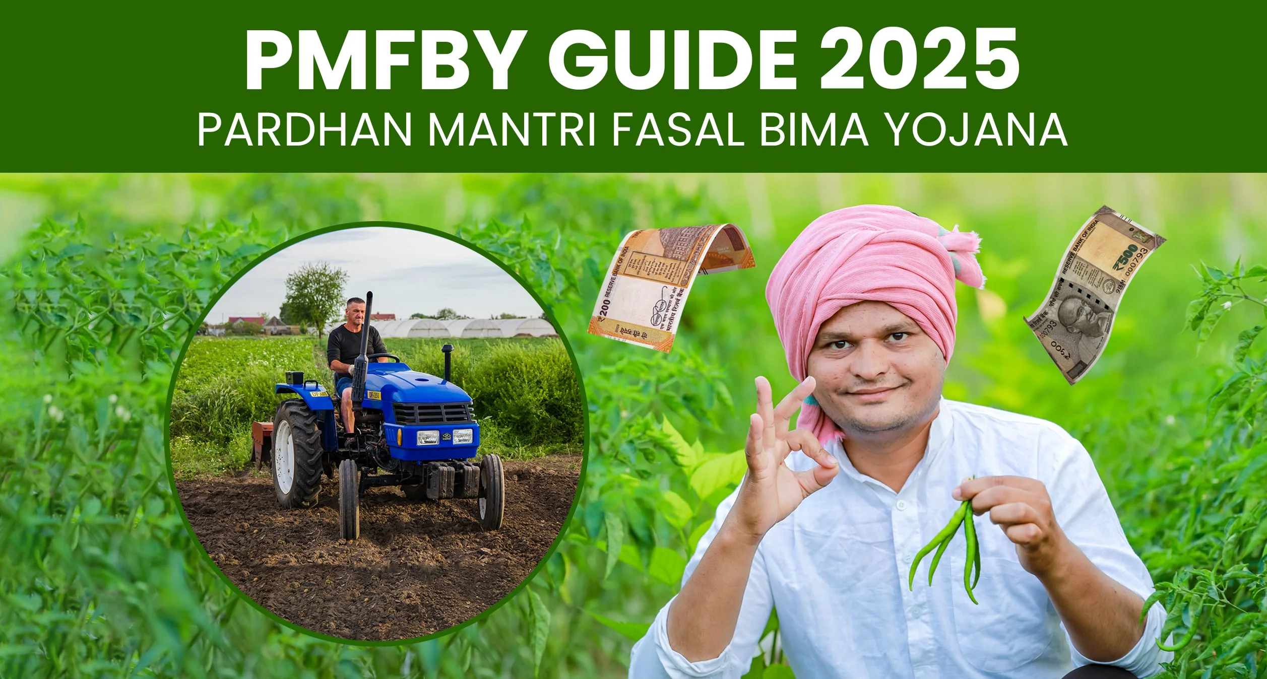 PMFBY 2025 Pradhan Mantri Fasal Bima Yojana login, status check, and beneficiary list for farmers
