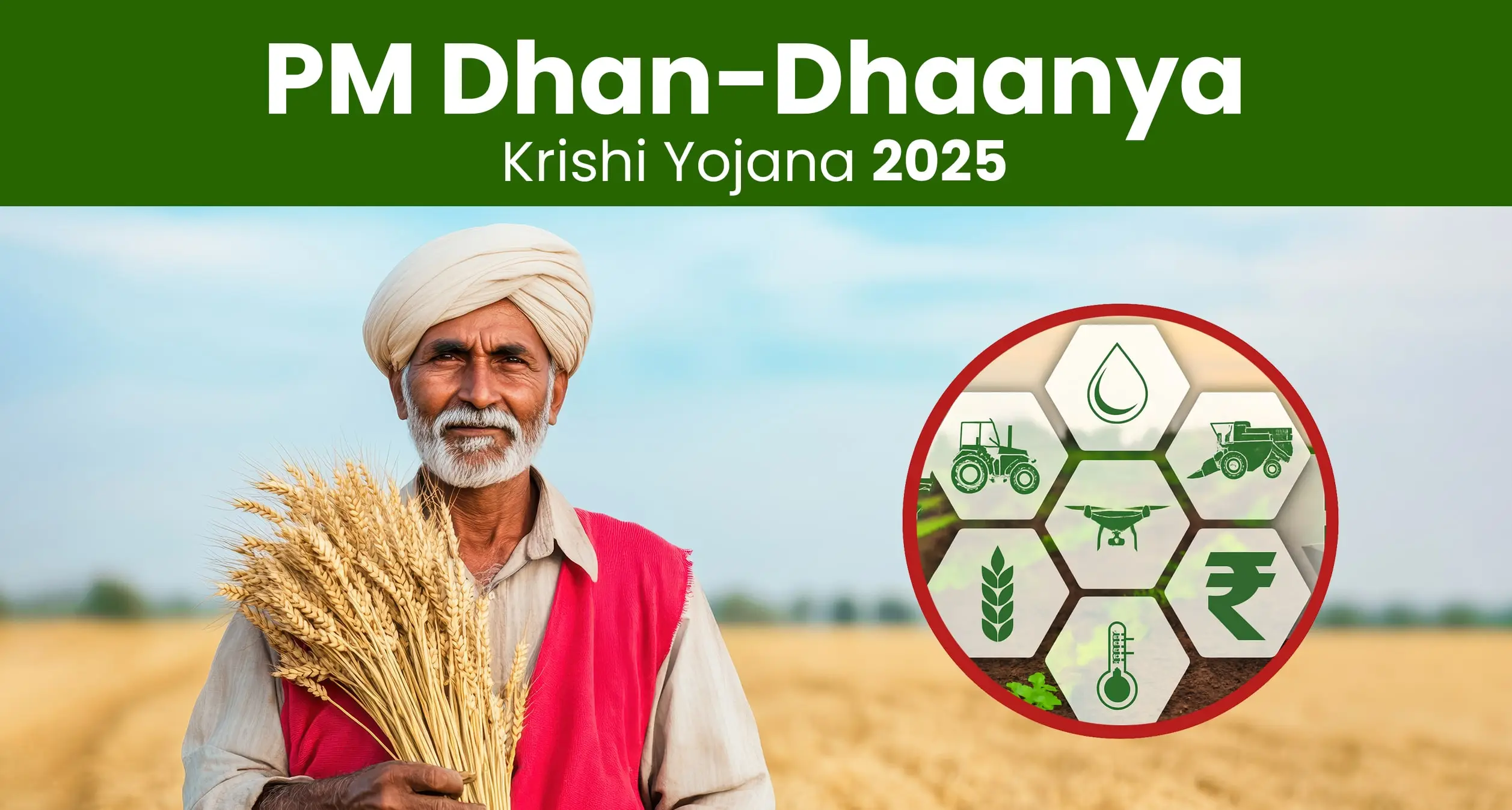 PM Dhan-Dhaanya Krishi Yojana 2025 – Easy Apply Online, Registration & Status 1 PM Dhan-Dhaanya Krishi Yojana 2025 online apply and registration process for farmers checking payment status
