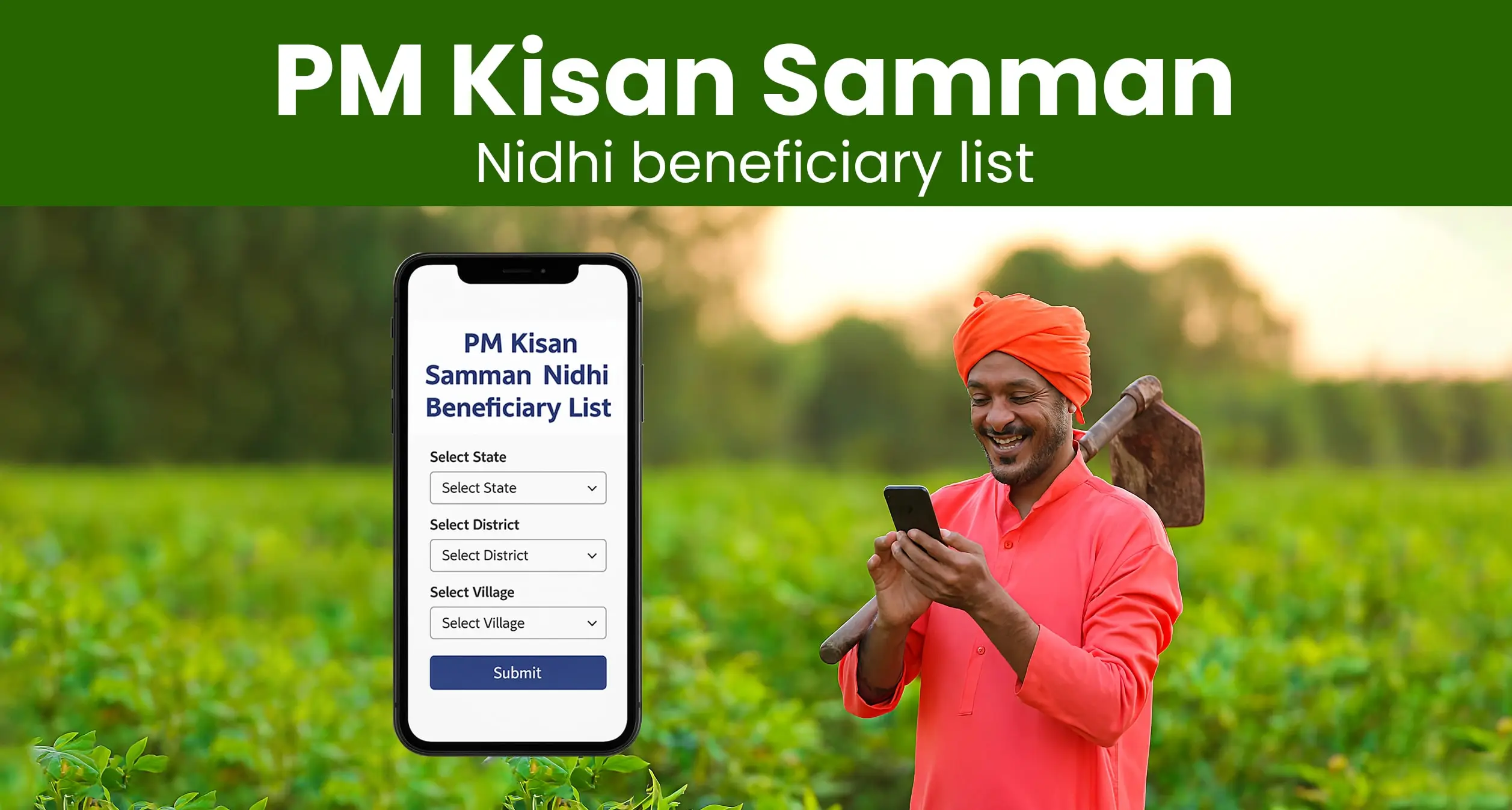 PM Kisan Samman Nidhi Beneficiary List 2025 – Check Name, Status & eKYC Online